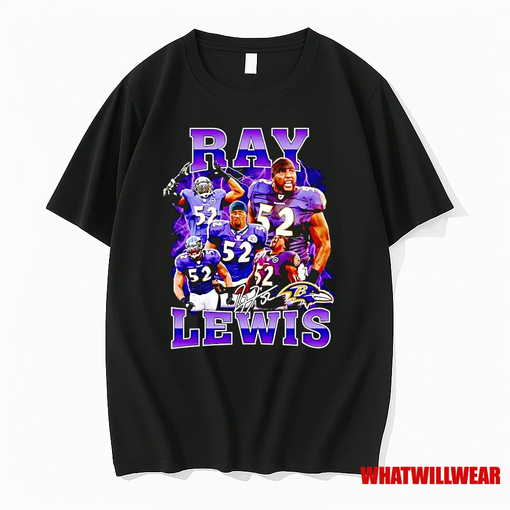 Ray Lewis Graphic Collage Baltimore Ravens Shirts