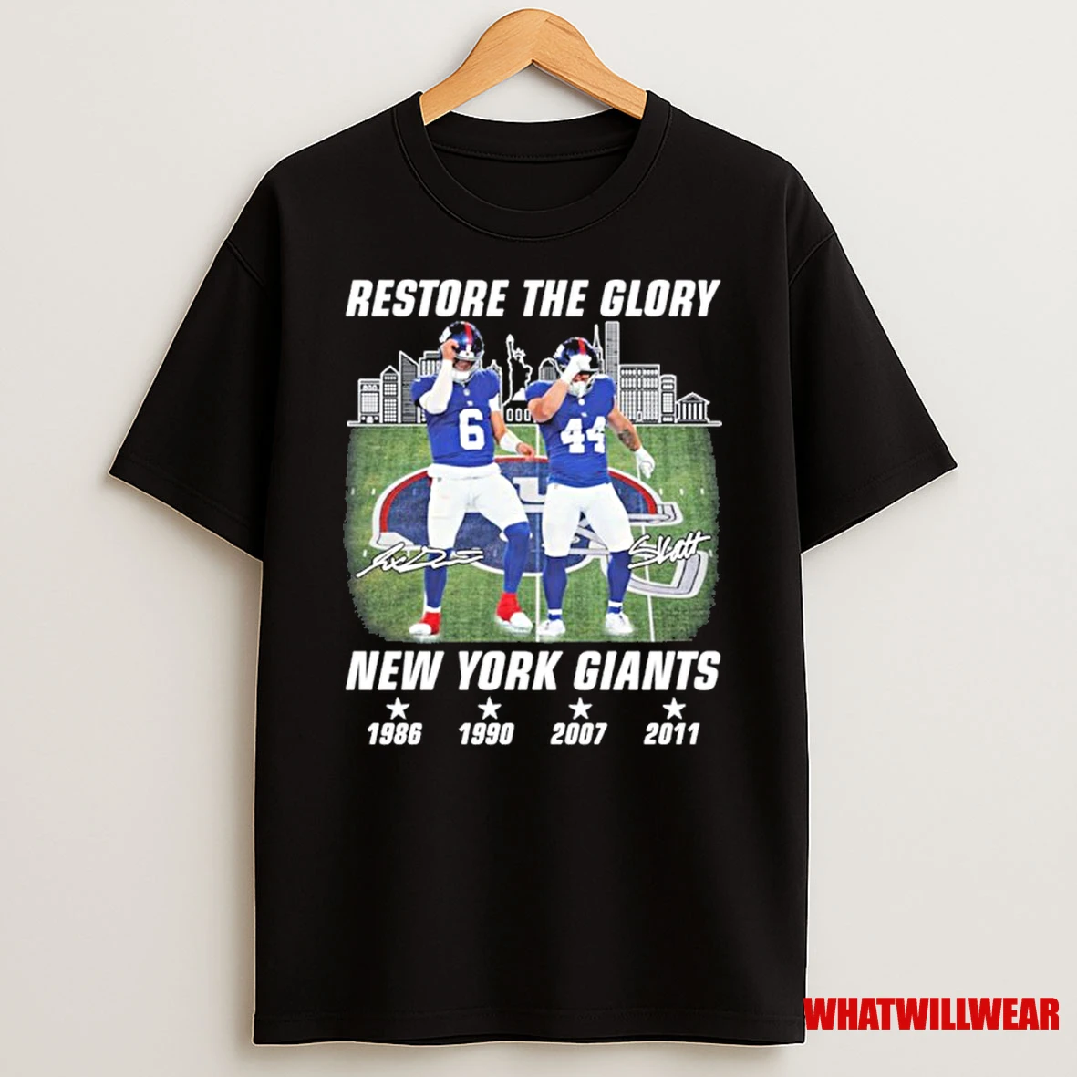 Re The Glory Jaxson Dart And Cam Skattebo New York Giants Shirts