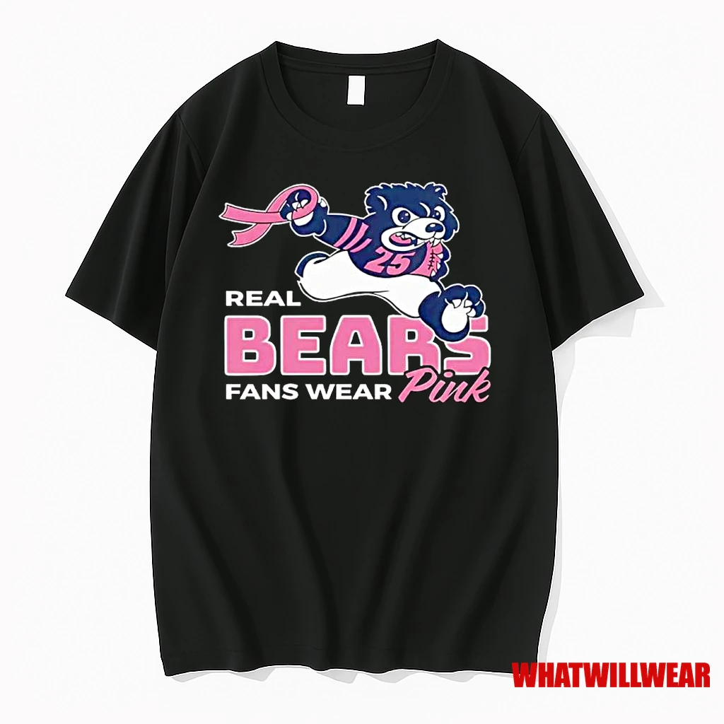 Real Bears Fans Wear Pink 2025 Ornaments Shirts
