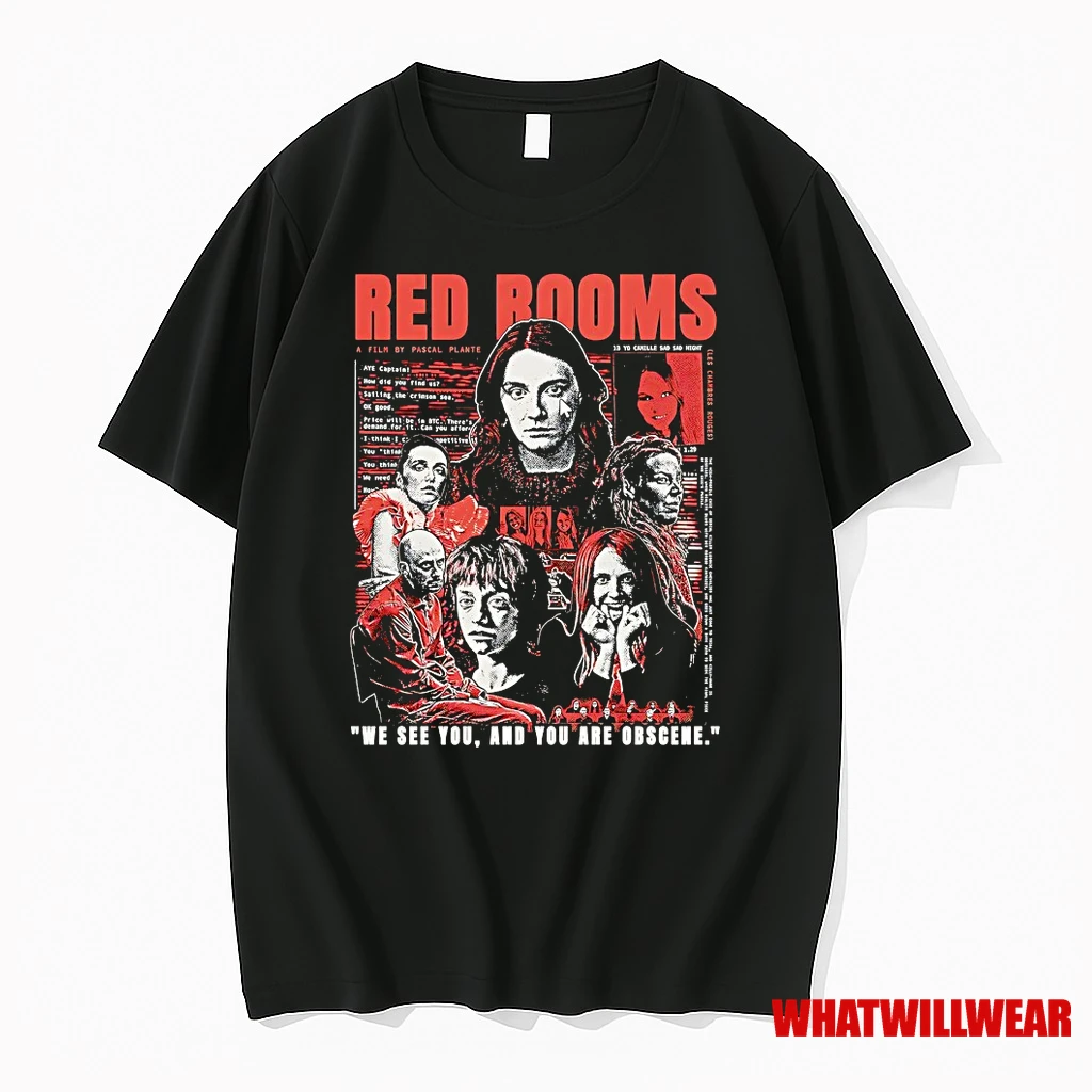 Red Booms We See You And You Are Obscene Shirts