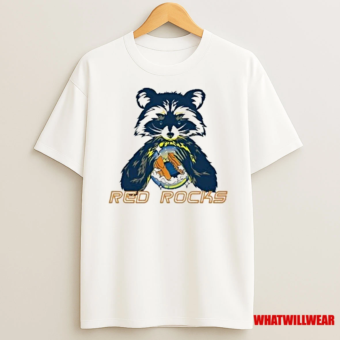 Red Rocks Crystal Ball Raccoon Tour 2025 Shirts