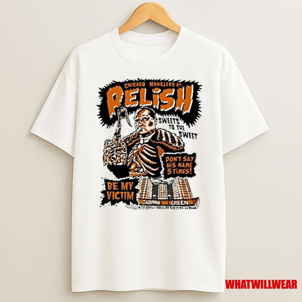 Relish Be My Victim Halloween 2025 Cabrini Green Tour Shirts