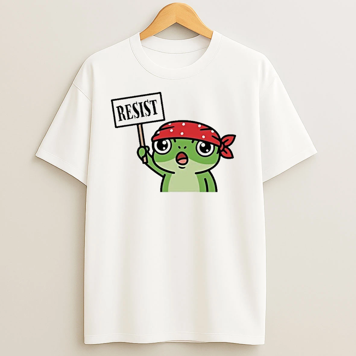 Resist Frog Funny Protester Portland T Shirts