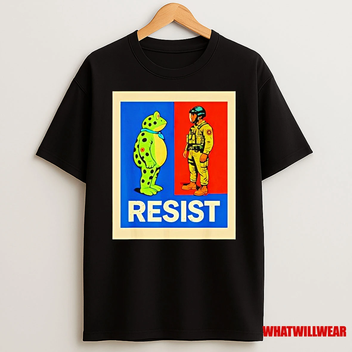 Resist Frog Portland Activist Protest Frog Shirts
