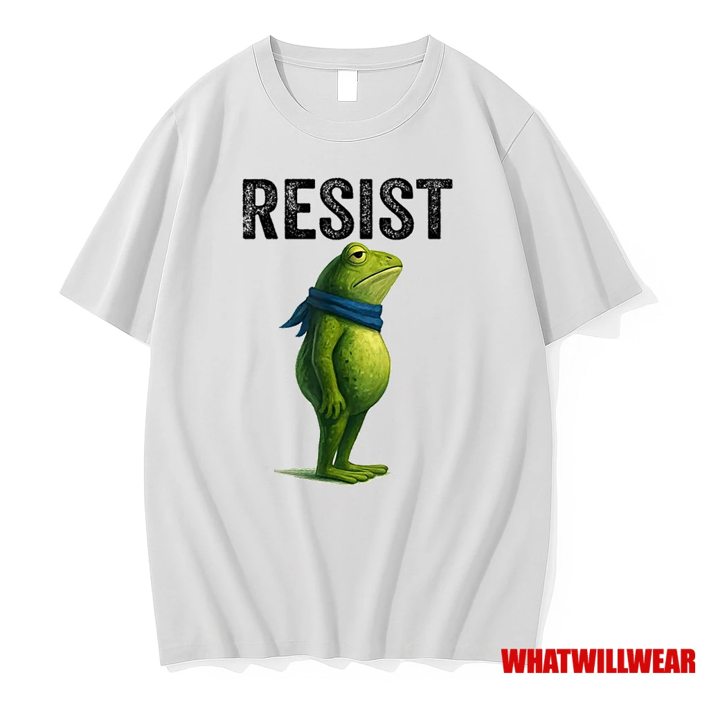 Resist Frog Portland Frog Funny Protest Shirts