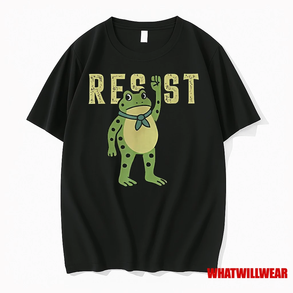 Resist Frog Portland Frog Protest Funny Shirts