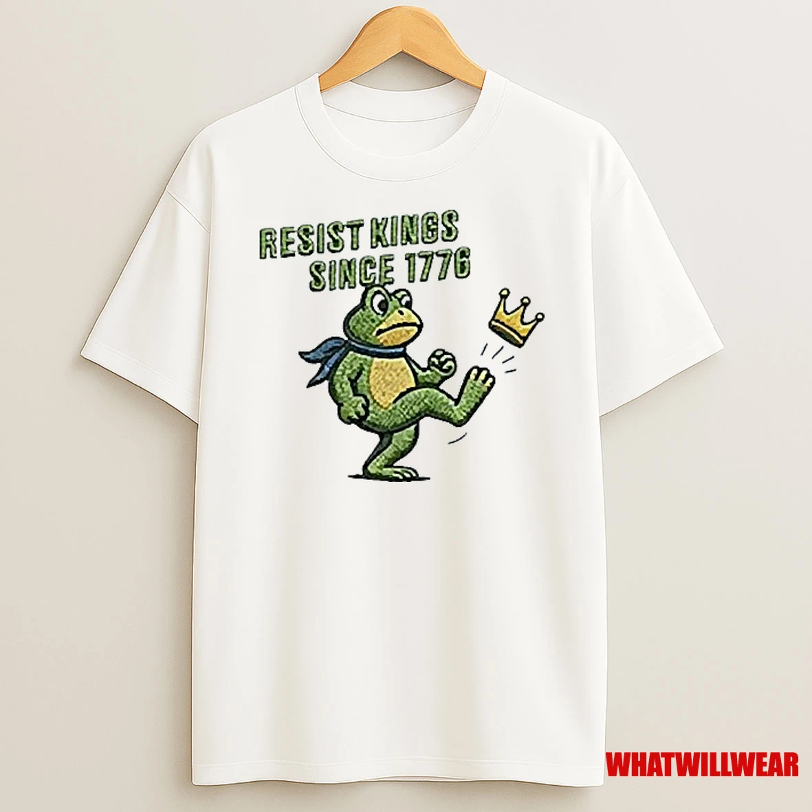Resist Kings Since 1776 Portland Frog Shirts