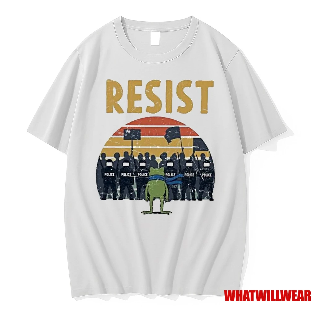 Resist Police Portland Frog Protest Shirts