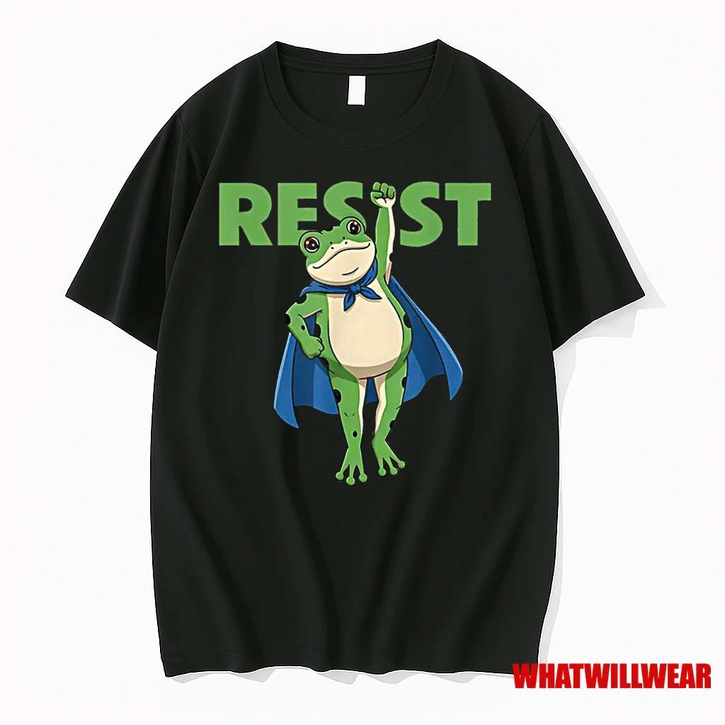 Resist Portland 2025 Frog Empower Justice Equality Art Shirts