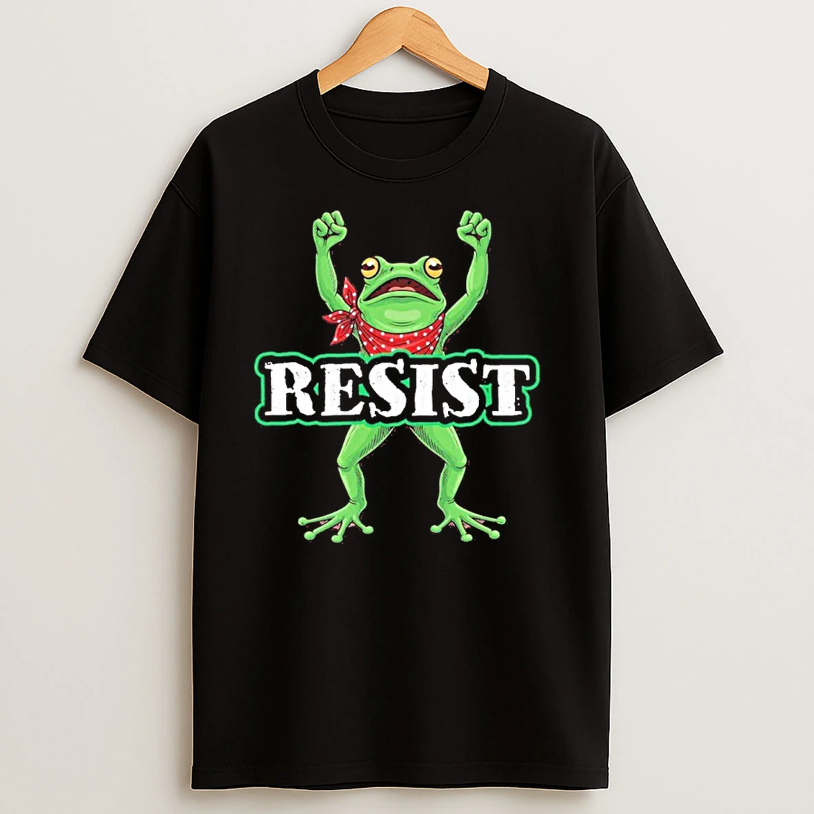 Resist Portland Frog Prostest T Shirts