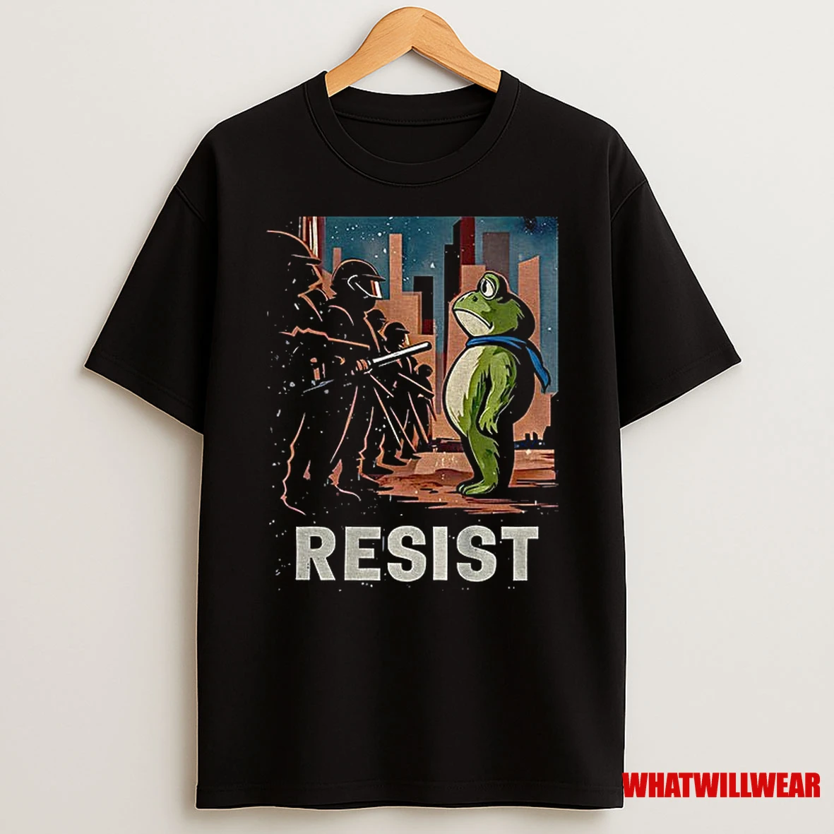 Resist Portland Frog Protest Anti Ice Anti Fascism Shirts