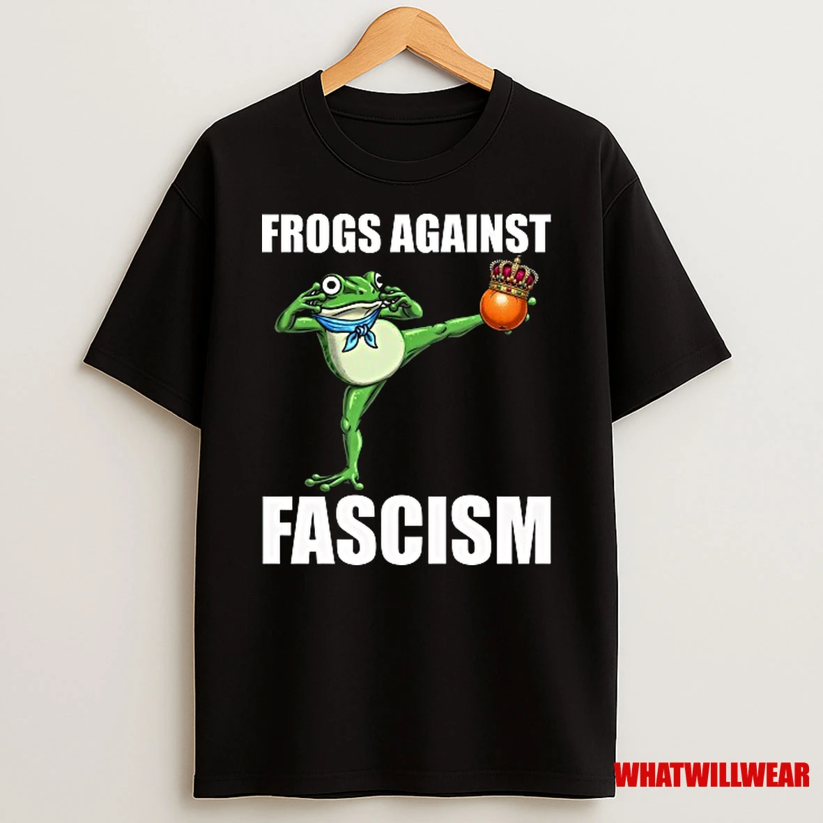 Resist Portland Frogs Against Fascism Protest Shirts