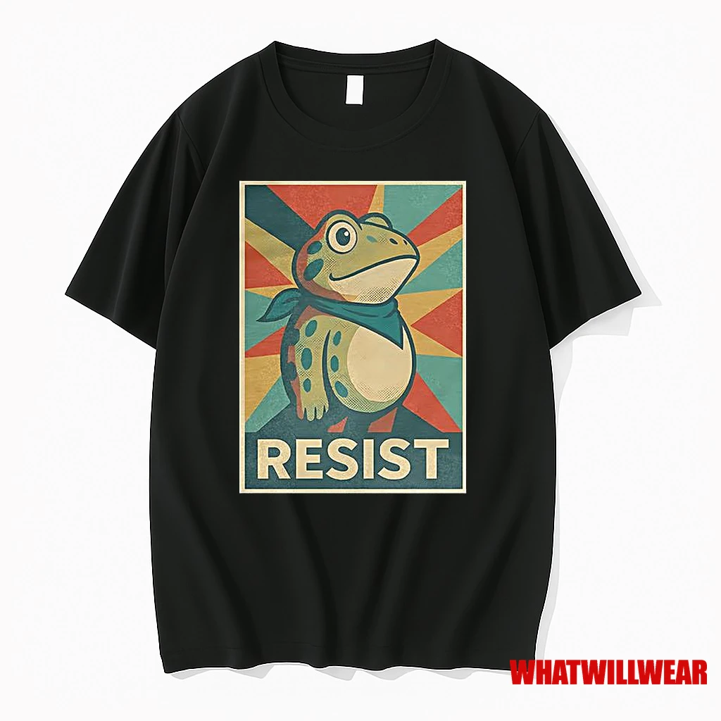 Resist Portland Protest Frog Trump American Shirts