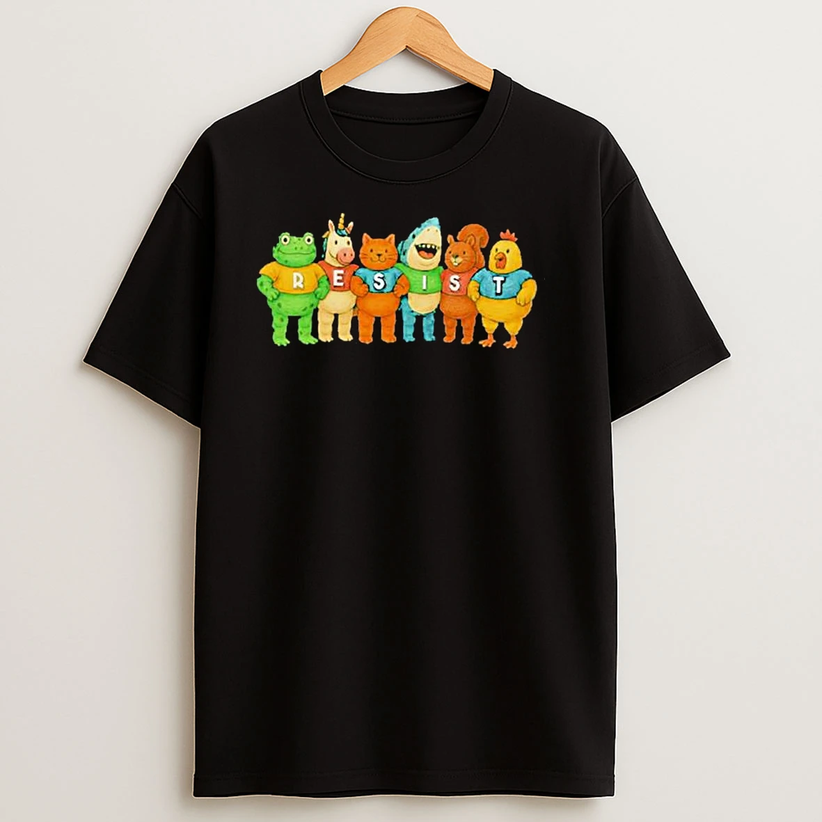 Resist Portland Animal Ornaments T Shirts