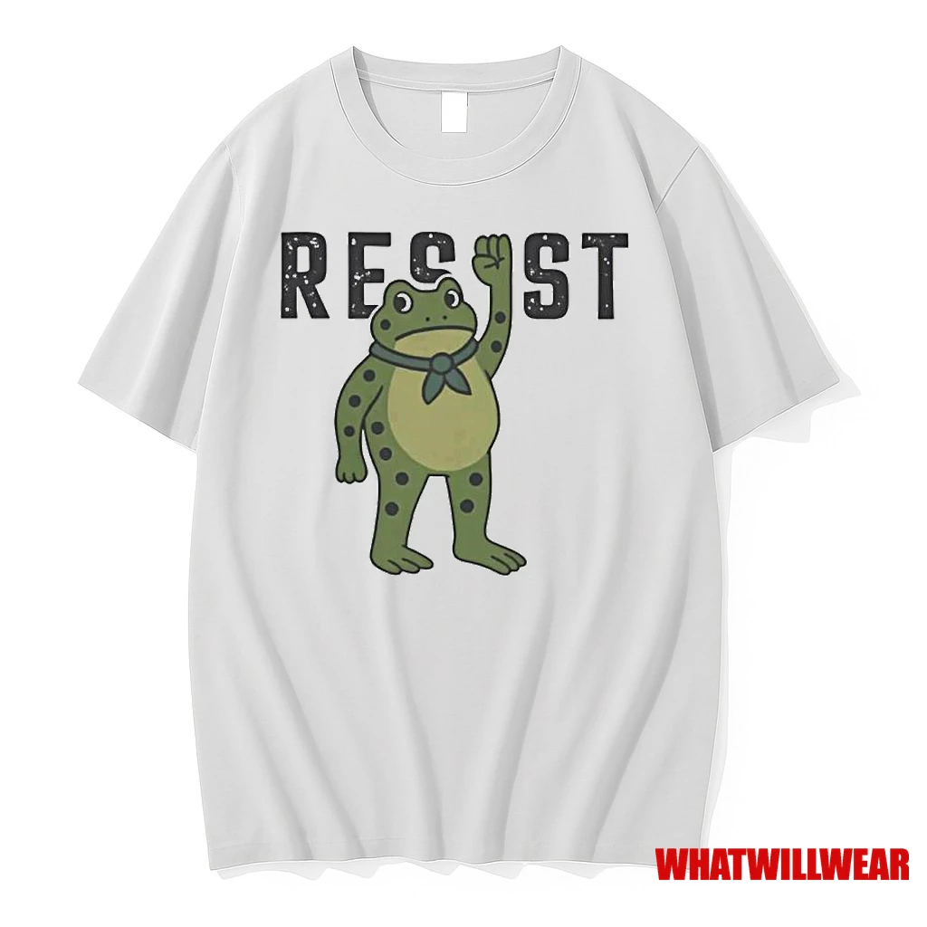 Resist Portland Frog Ornaments Shirts