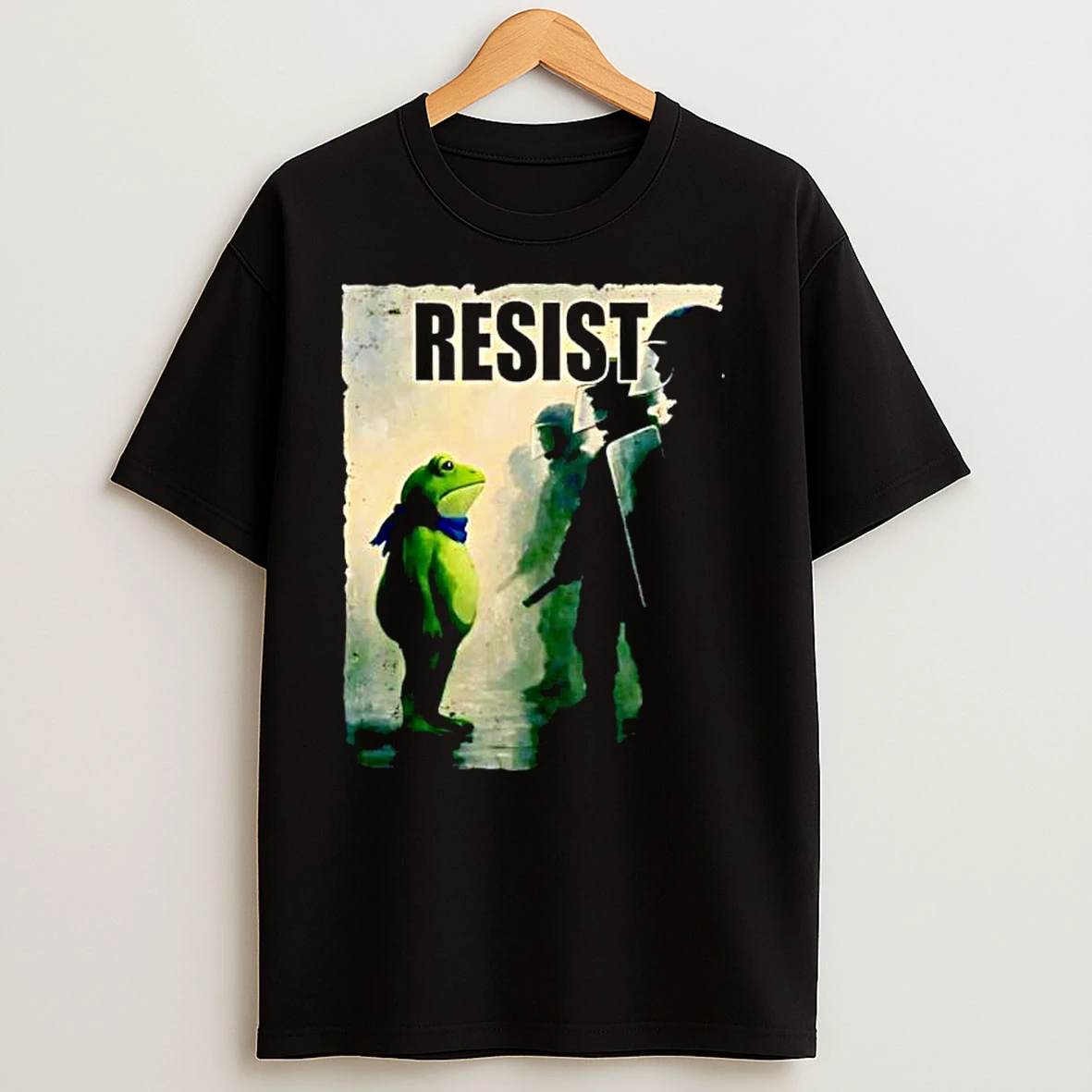 Resist Portland Frog Protest Ornaments T Shirts