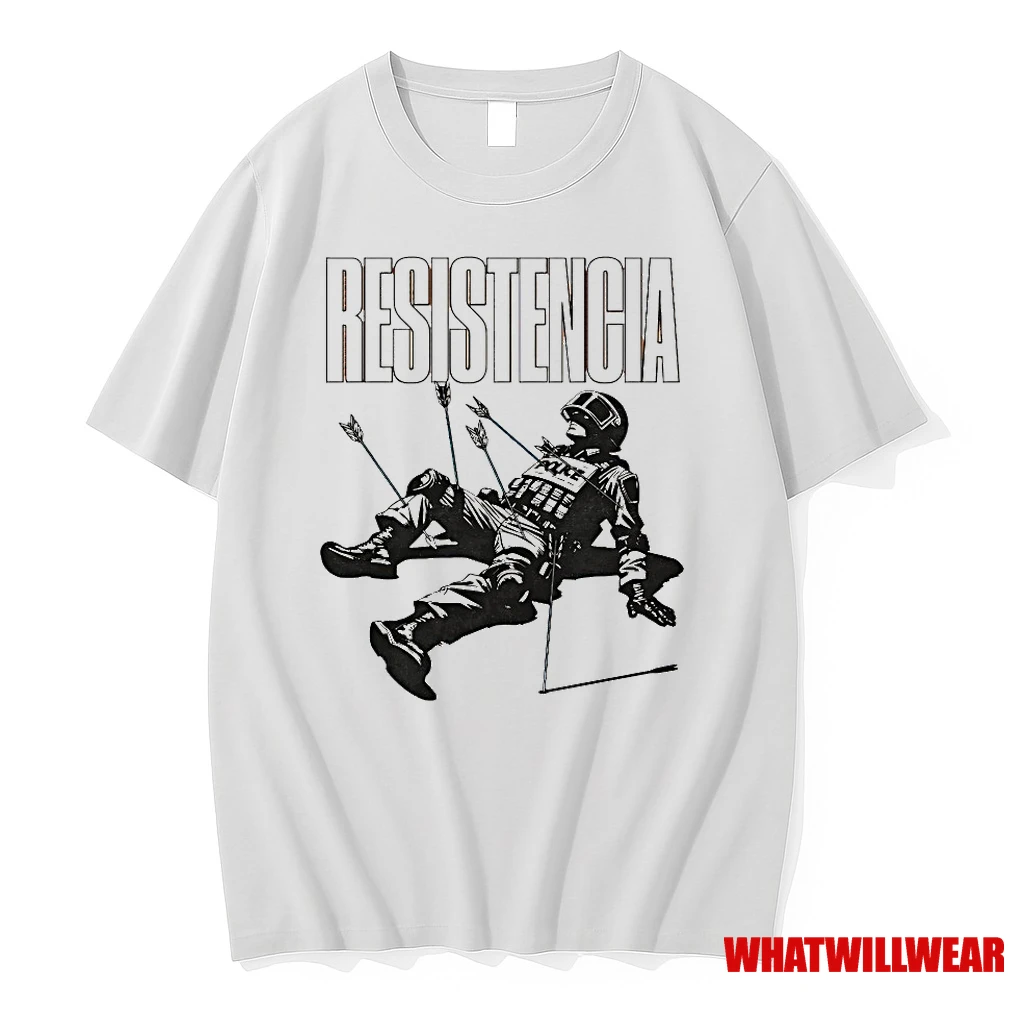 Resistencia Fallen Riot Police With Arrows Protest Art Shirts