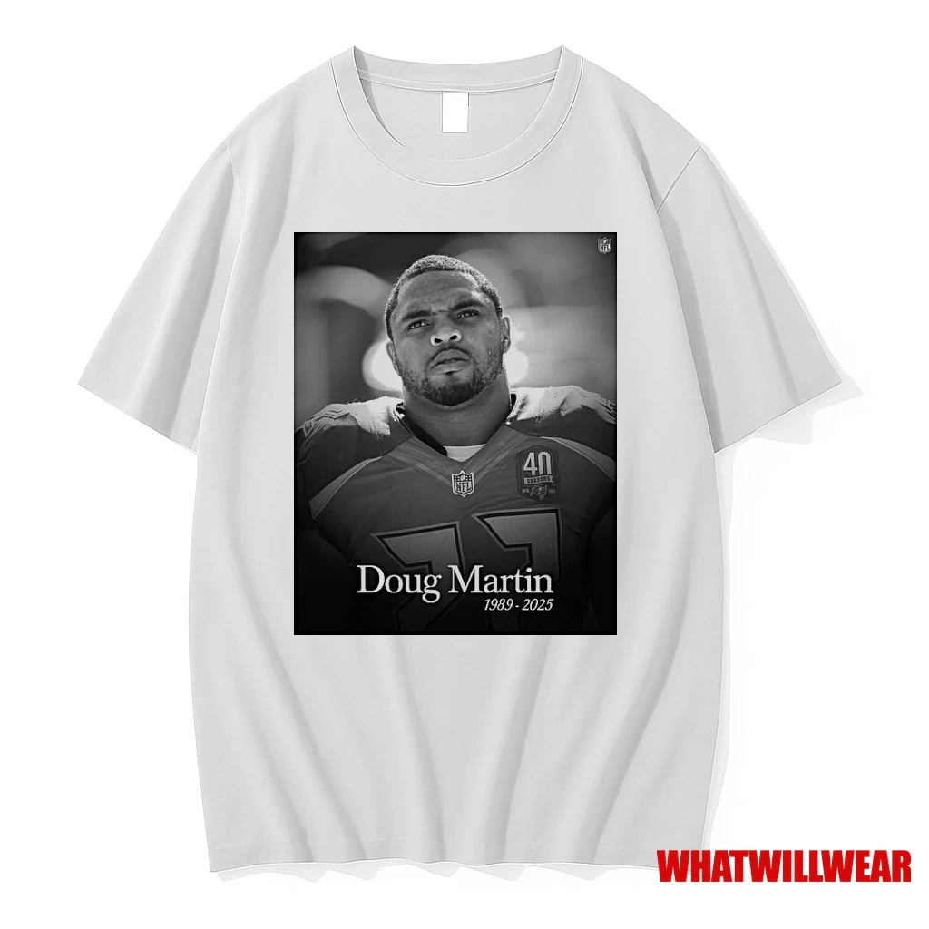 Rest In Peace Doug Martin 1989 2025 Nfl Brasil Shirts