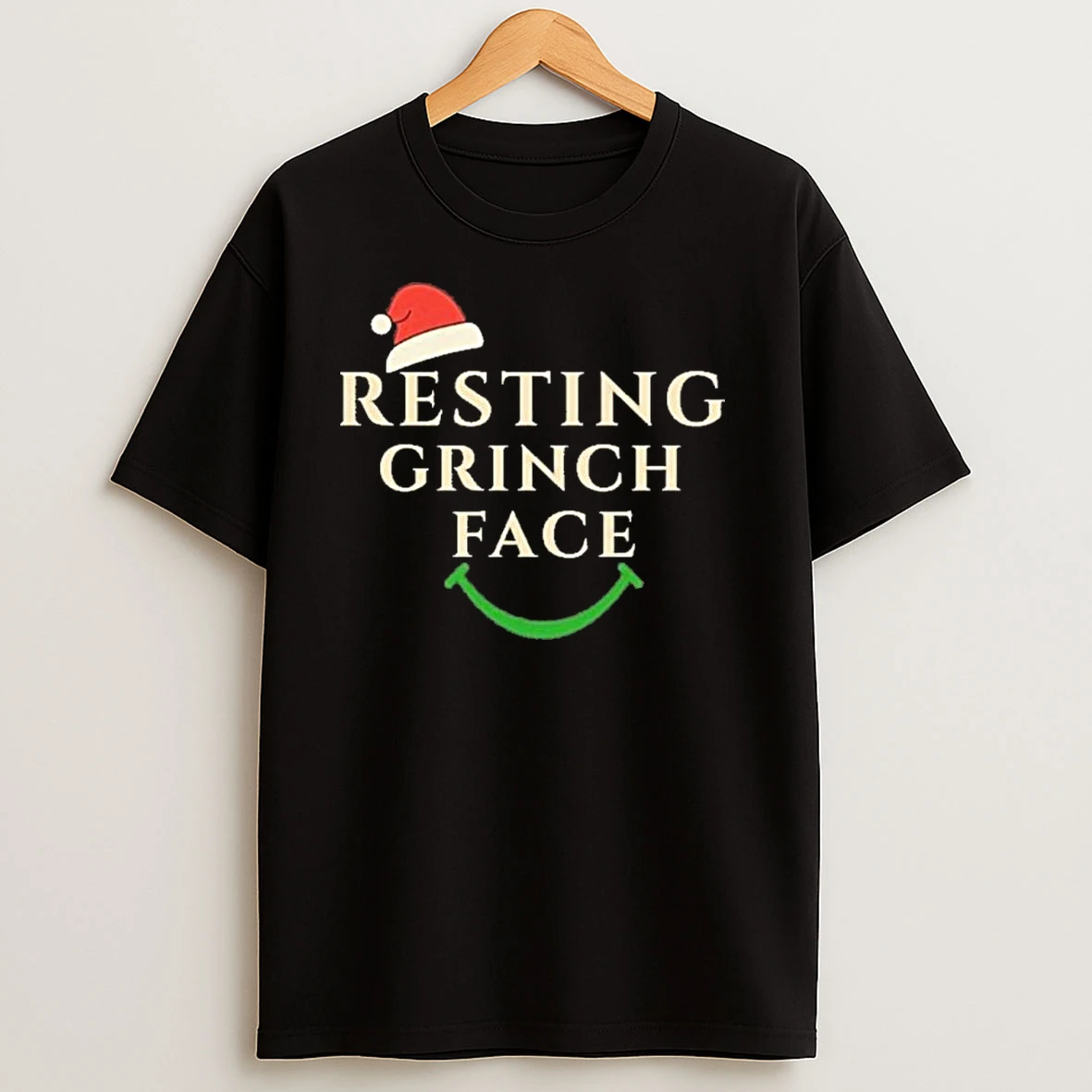Resting Grinch Face Christmas T Shirts