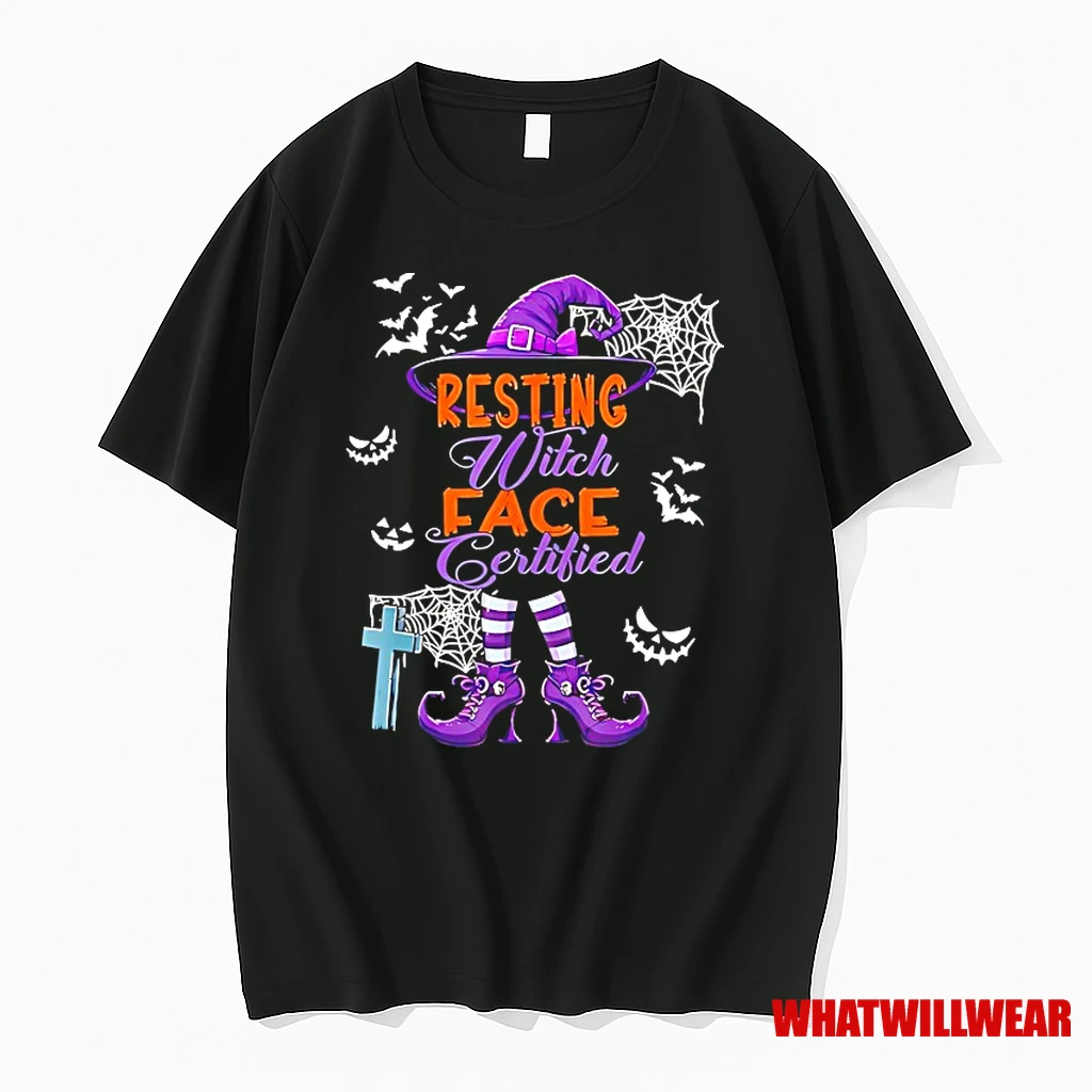 Resting With Face Certified Halloween Shirts