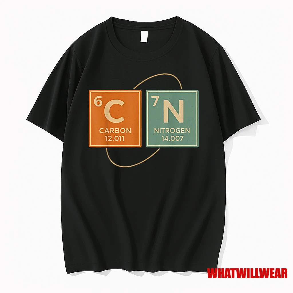 Retro Funny 6 7 Carbon Nitrogen Periodic Shirts