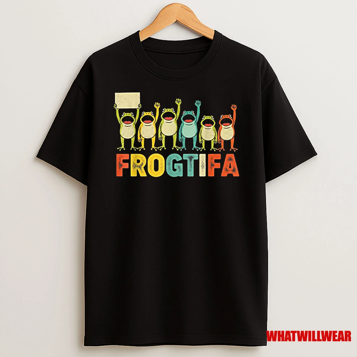 Ribbit Against The Machine Funny Portland Frog Resist Shirts