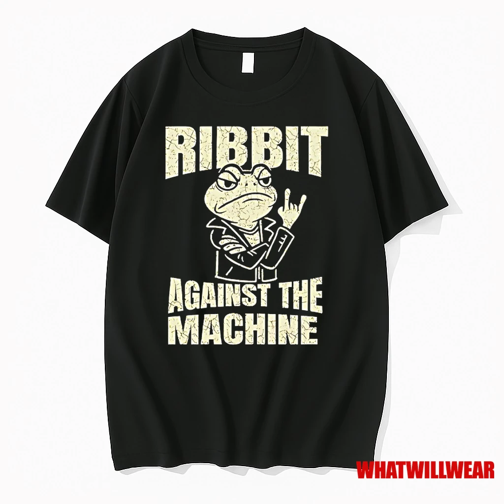 Ribbit Against The Machine Portland Frog Resist Shirts