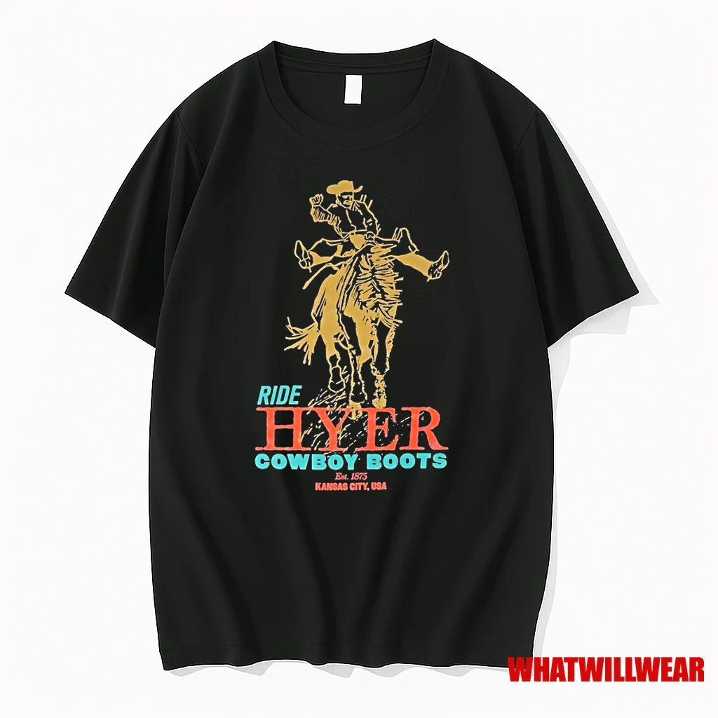 Ride Hyer Cowboy Boots Kansas City Usa Est 1875 Shirts