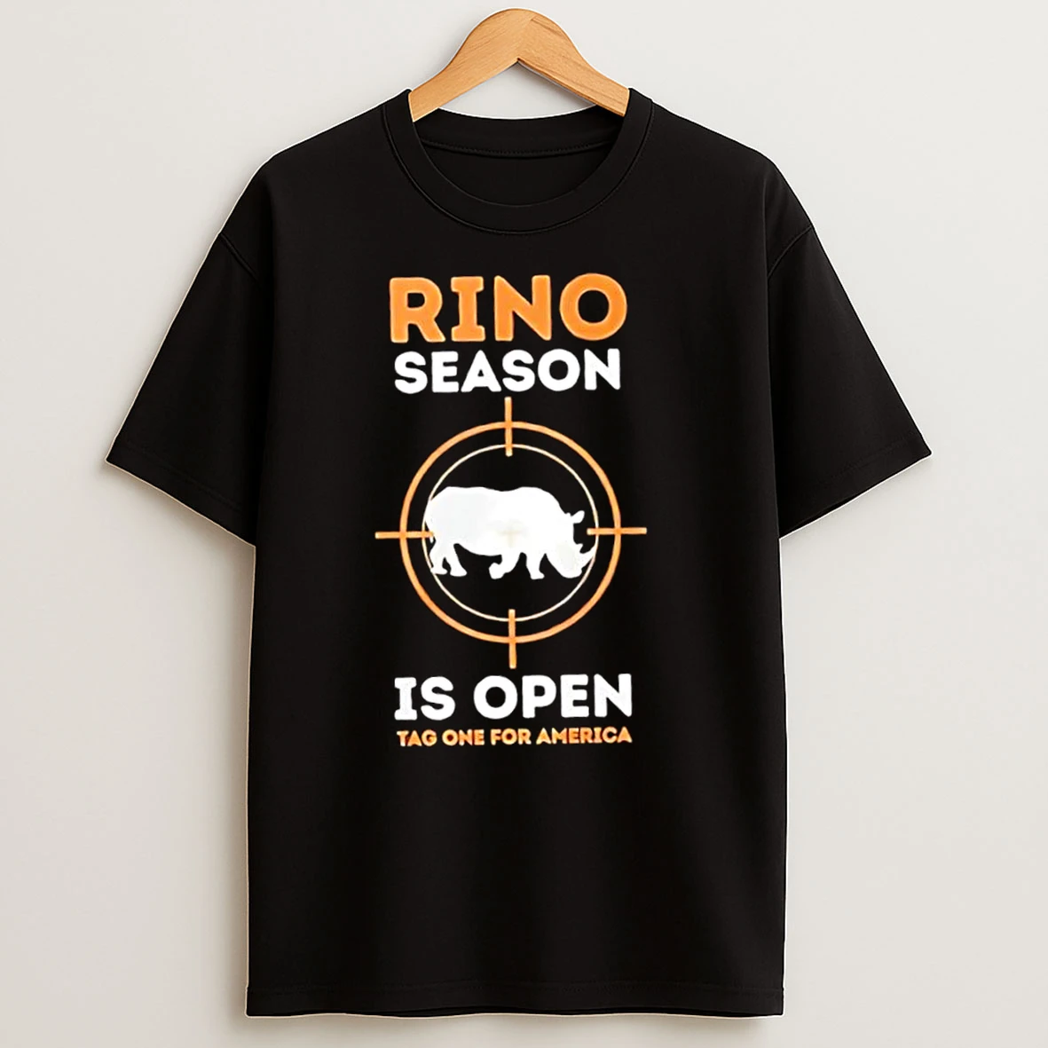 Rino Season Is Open Tag One For America Graphic T Shirts