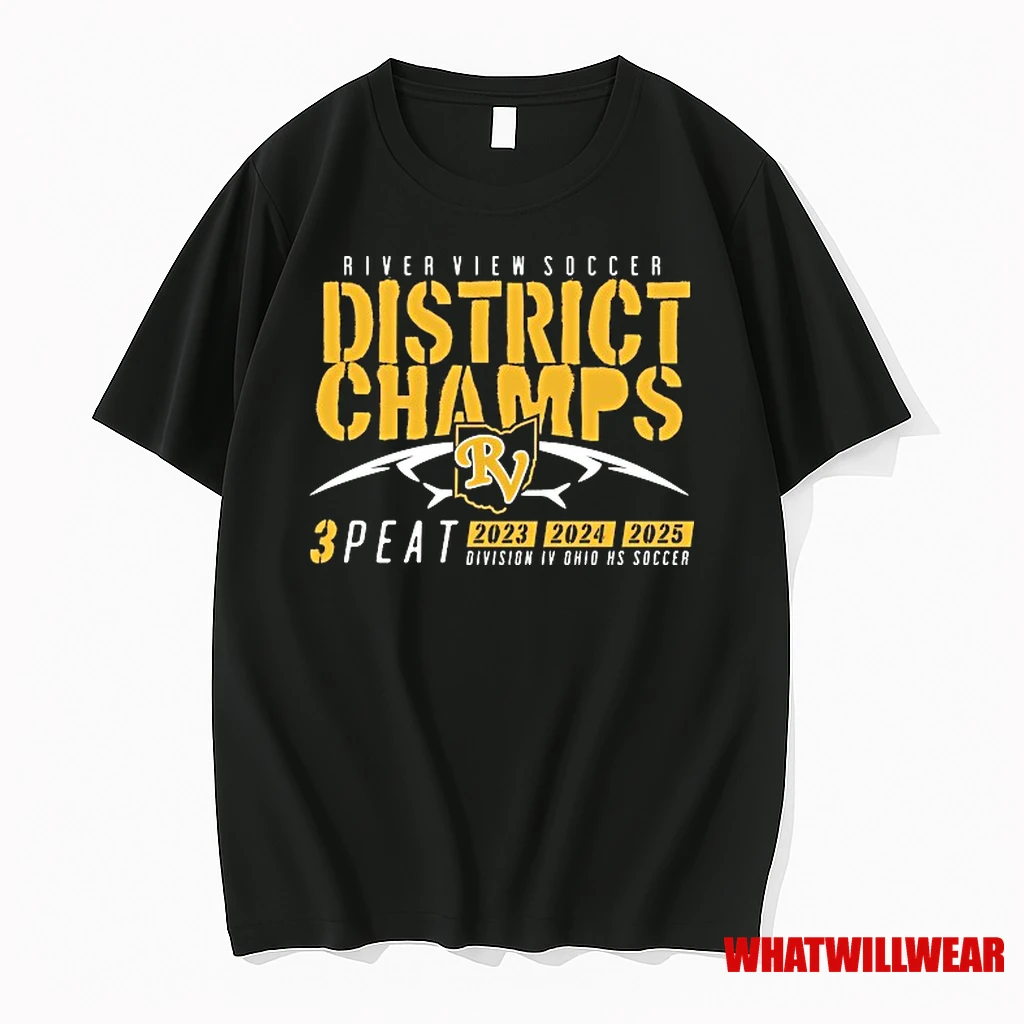 River View Soccer District Champs 3 Peat Division Iv Ohio Hs Soccer Shirts