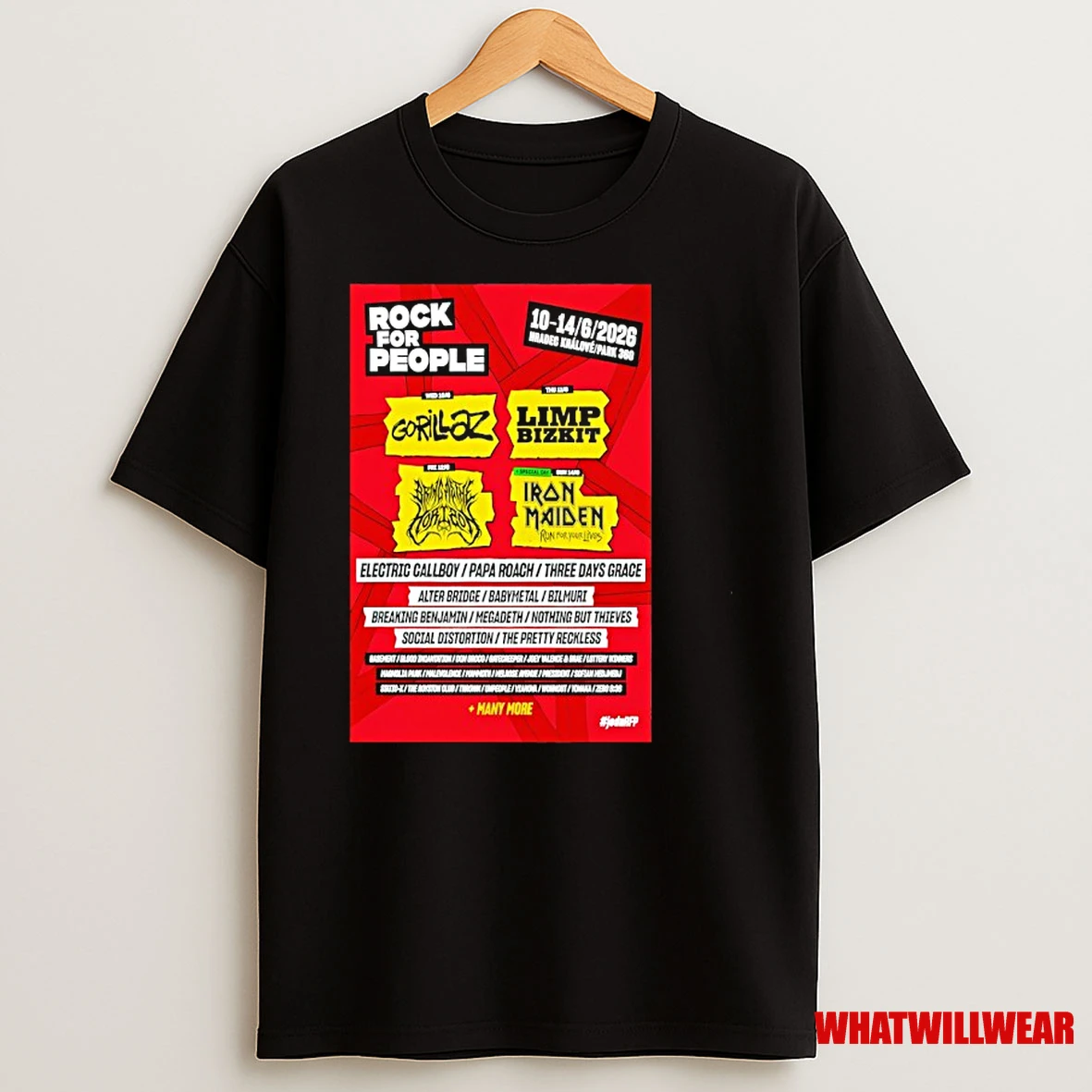 Rock For People Hradec Kralove 2026 Shirts
