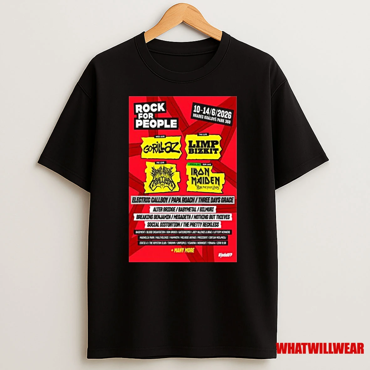 Rock For People Park 360 Hradec Kralove Event June 10 14 2026 Shirts