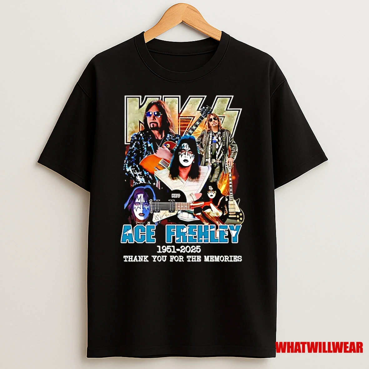 Rock In Peace Ace Frehley 1951 2025 Thank You For The Memories Shirts