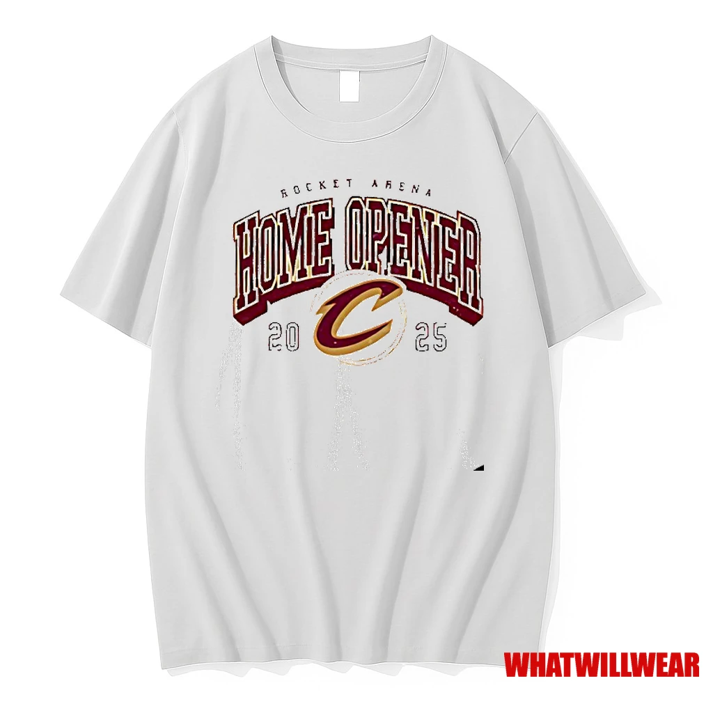 Rocket Arena Home Opener 2025 Cleveland Cavaliers Shirts