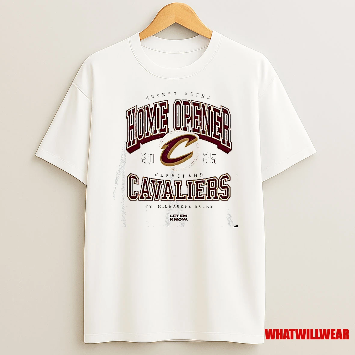 Rocket Arena Home Opener 2025 Cleveland Cavaliers Vs Milwaukee Bucks Shirts