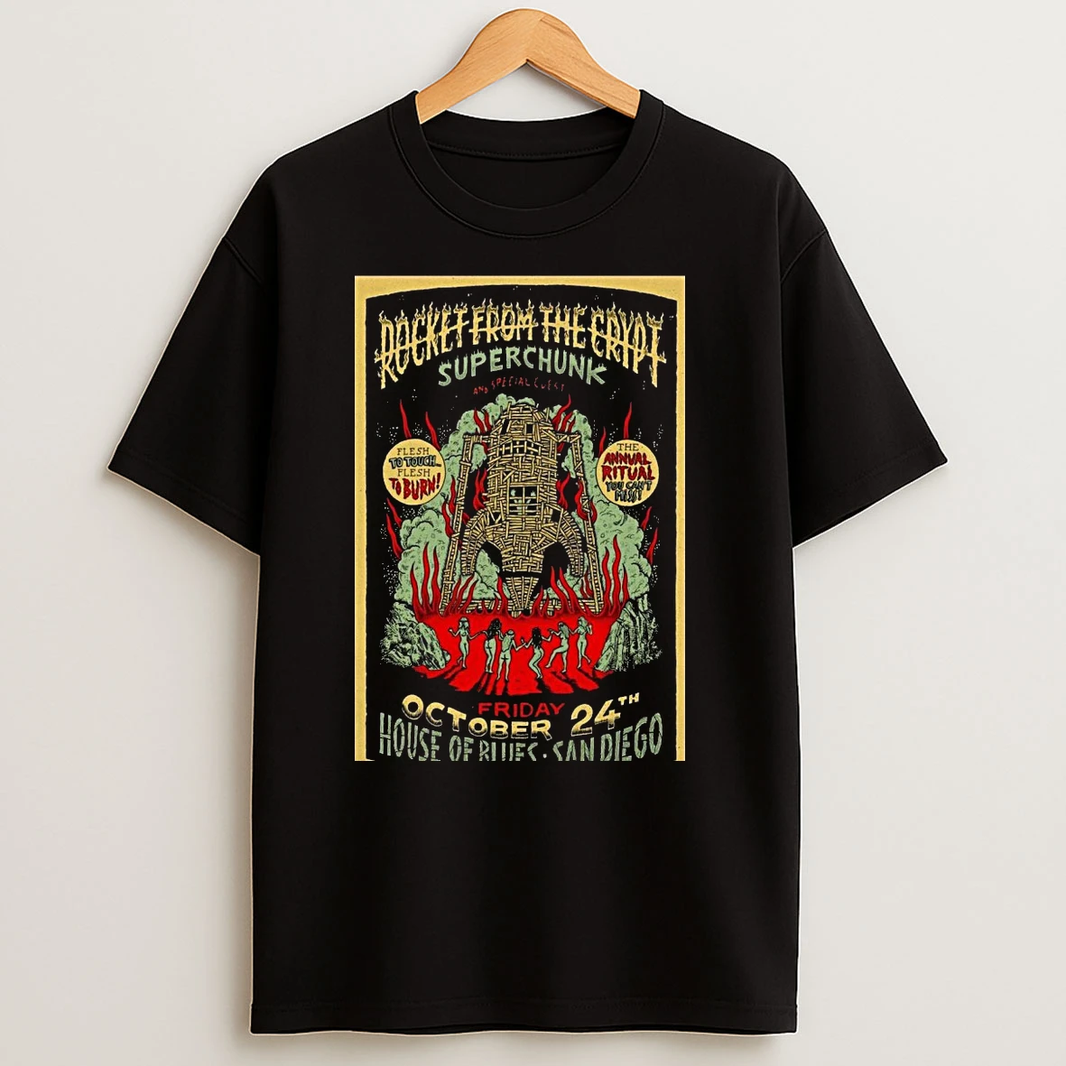 Rocket From The Crypt Superchunk Oct 24 2025 House Of Blues In San Diego Ca T Shirts
