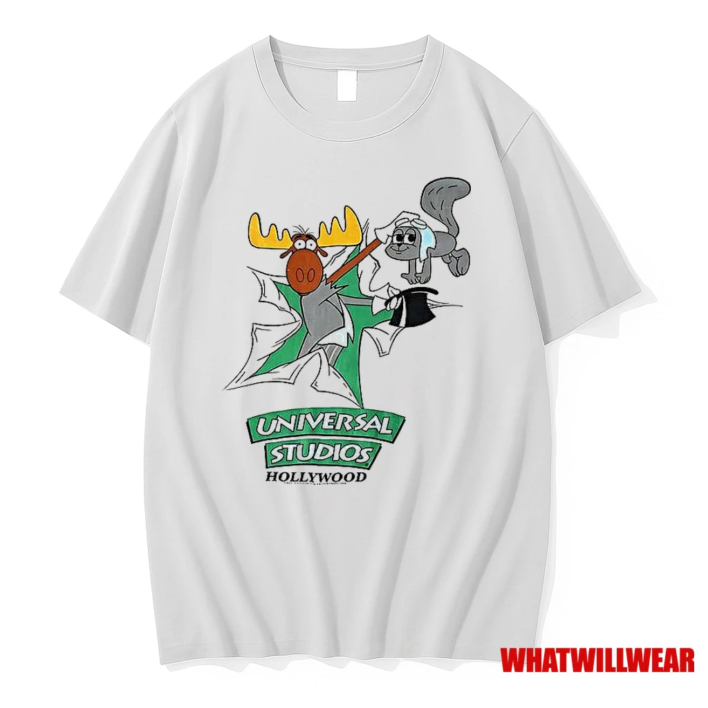 Rocky And Bullwinkle Universal Studios Hollywood Shirts