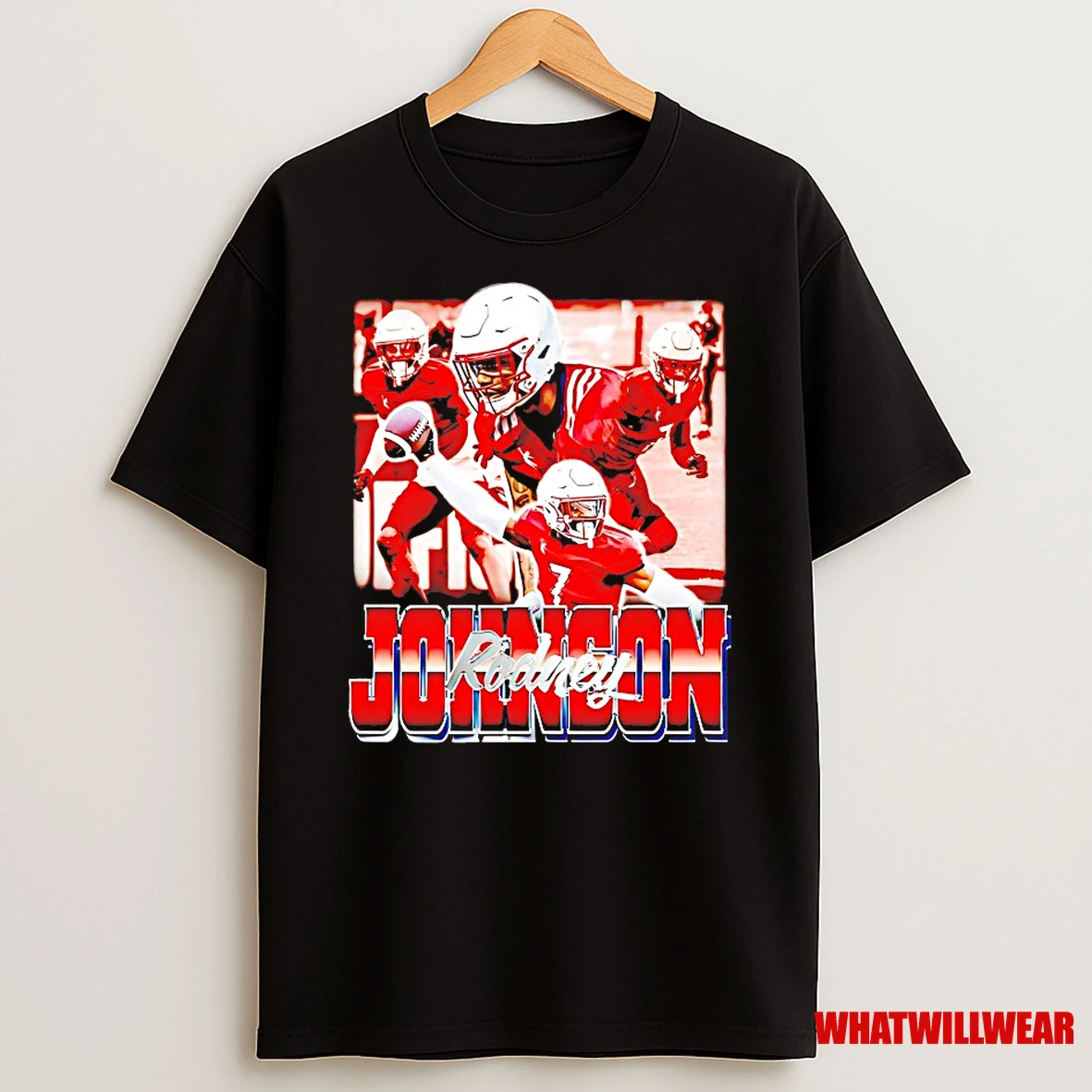 Rodney Johnson Louisville Cardinals Football Graphic Shirts