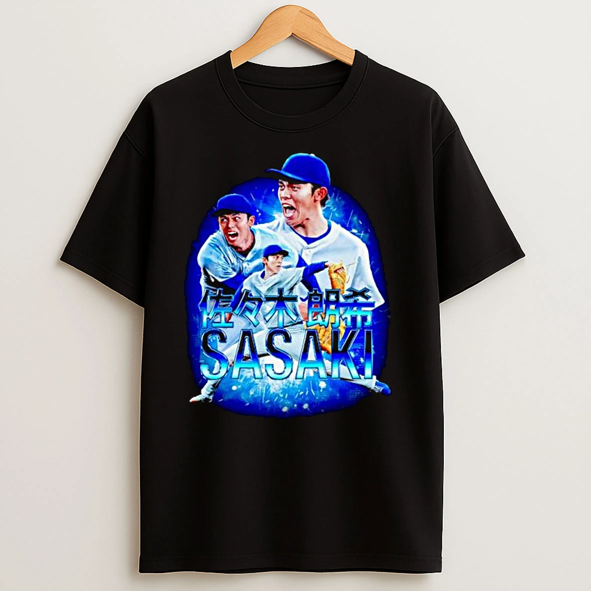 Roki Sasaki Mlb Los Angeles Dodgers Signature Ornaments T Shirts