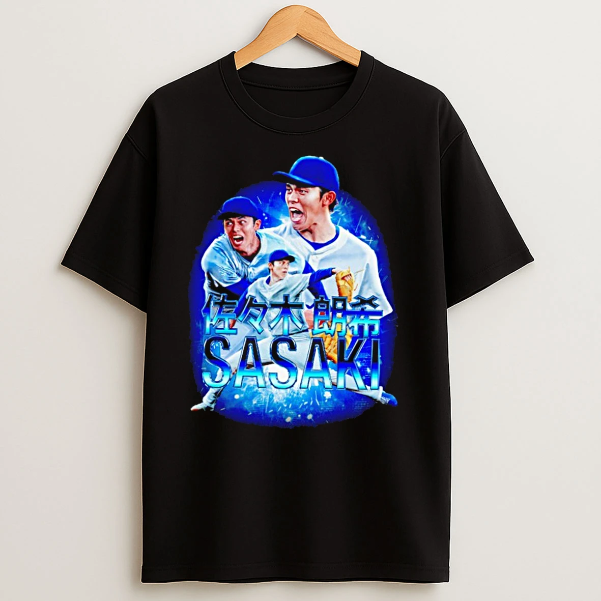 Roki Sasaki Mlb Los Angeles Dodgers Signature T Shirts