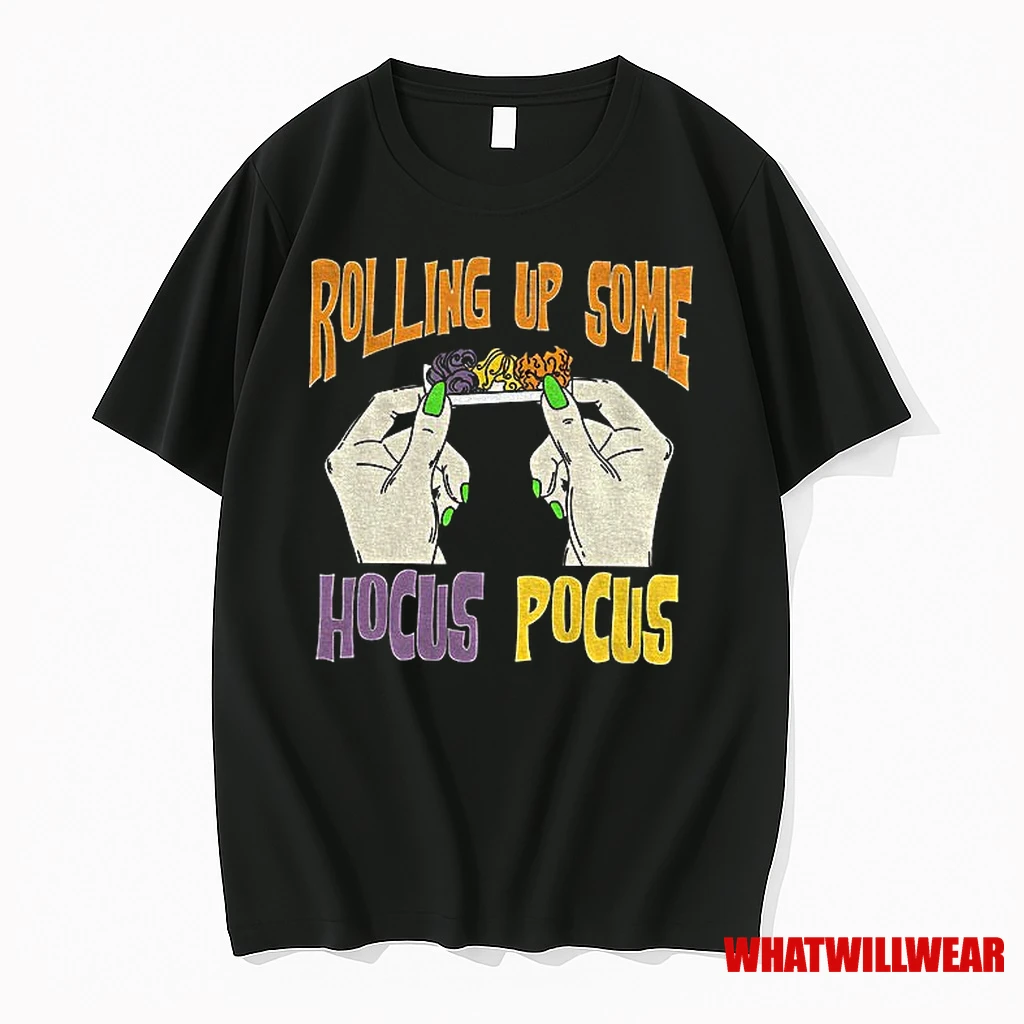 Rolling Up Some Hocus Pocus Sisters Halloween Shirts