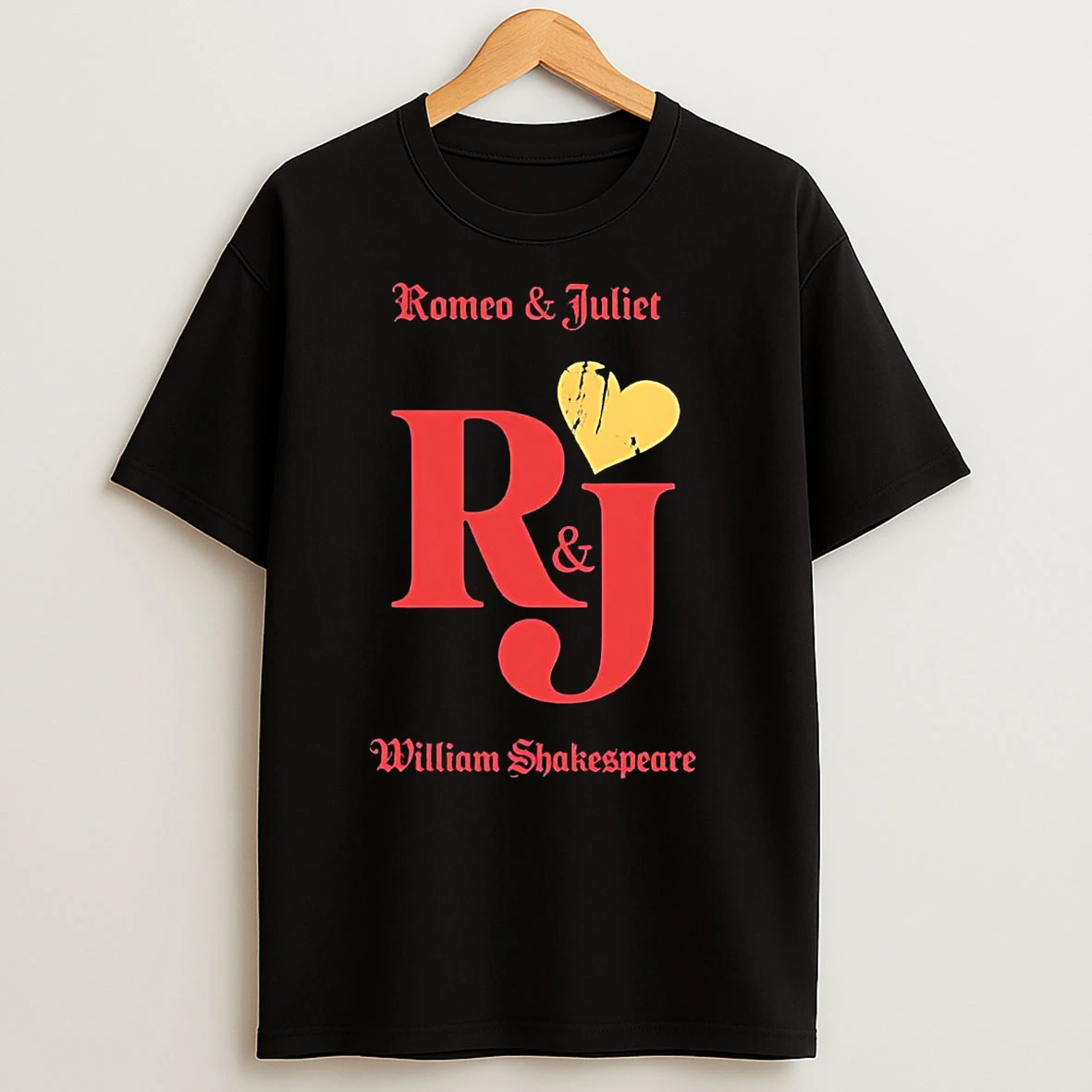 Romeo And Juliet Rj William Shakespeare T Shirts