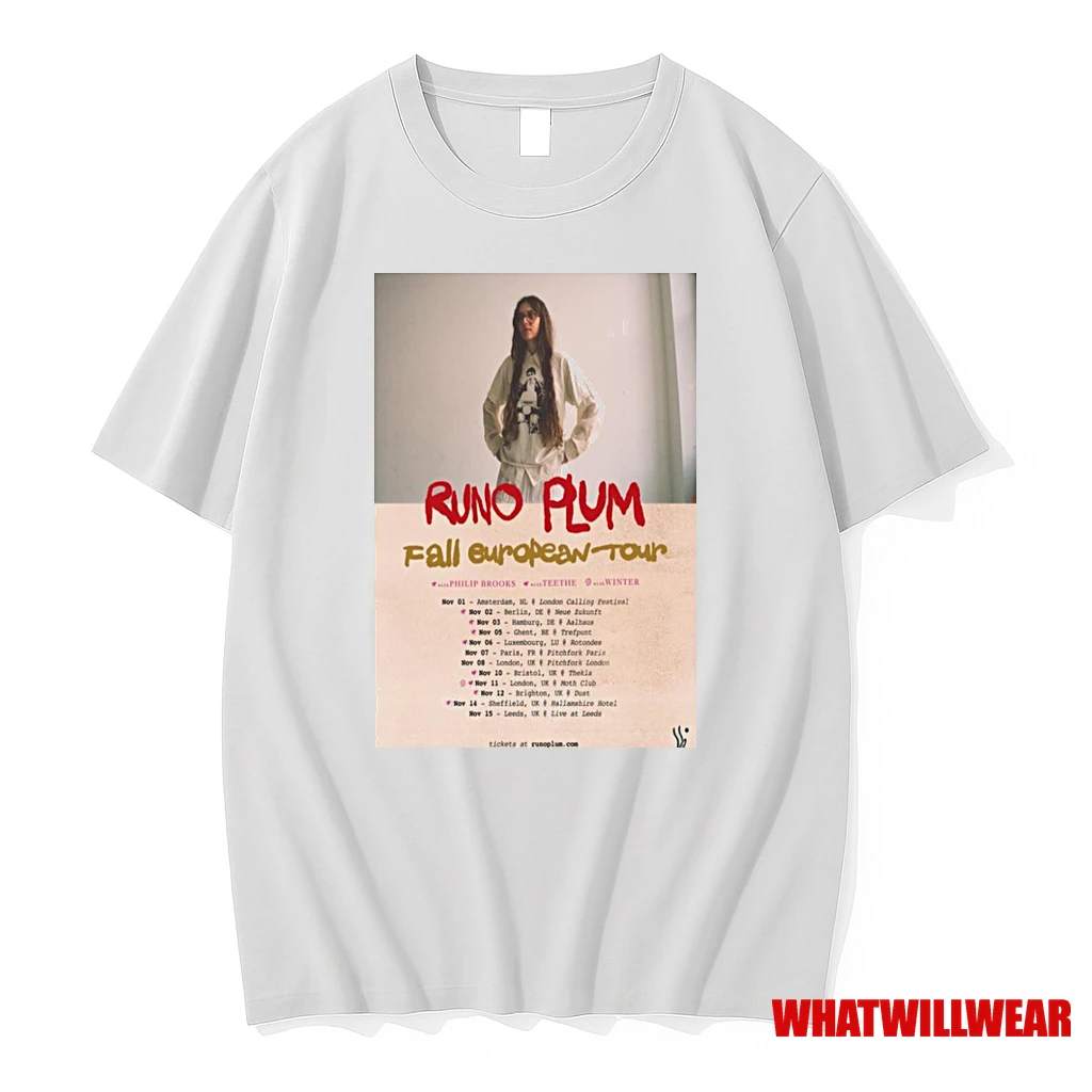 Runo Plum Fall European Tour 2025 Shirts