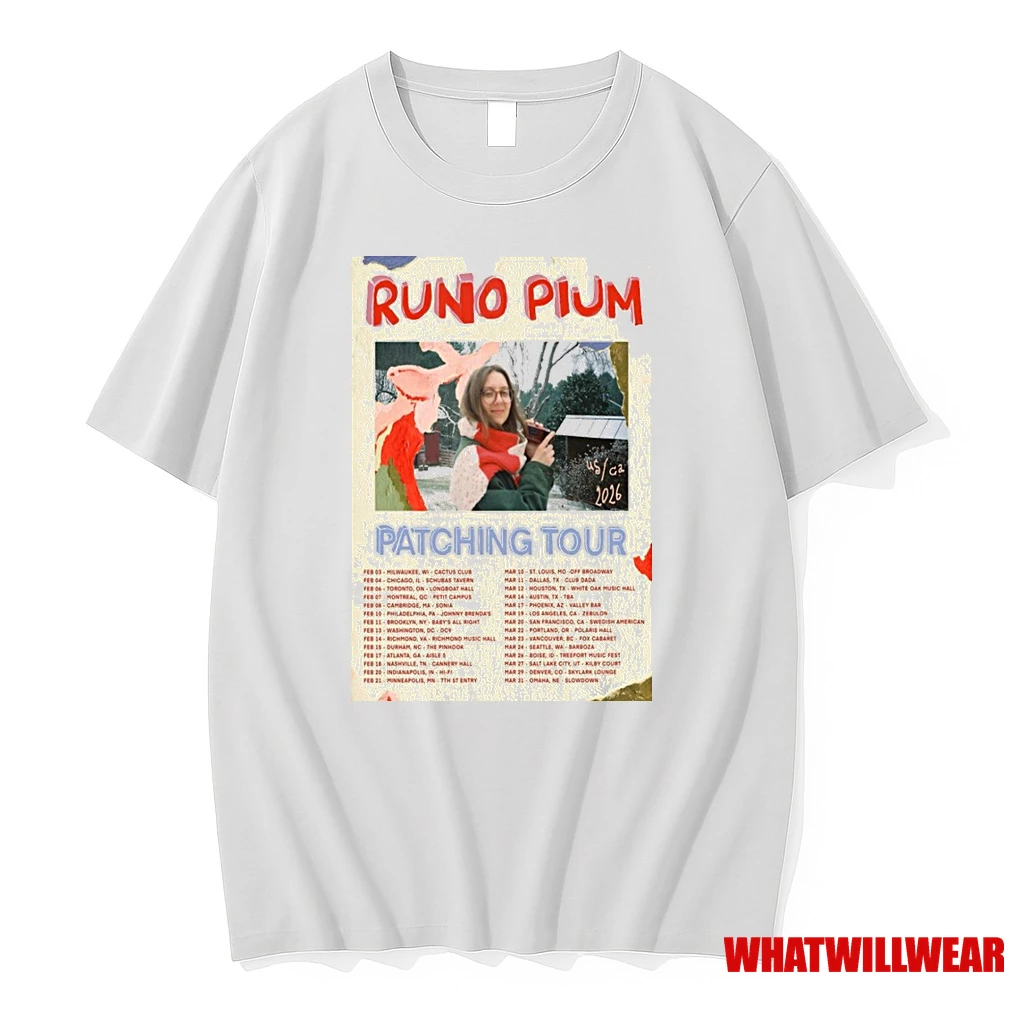 Runo Plum Patching Tour February March 2026 Shirts