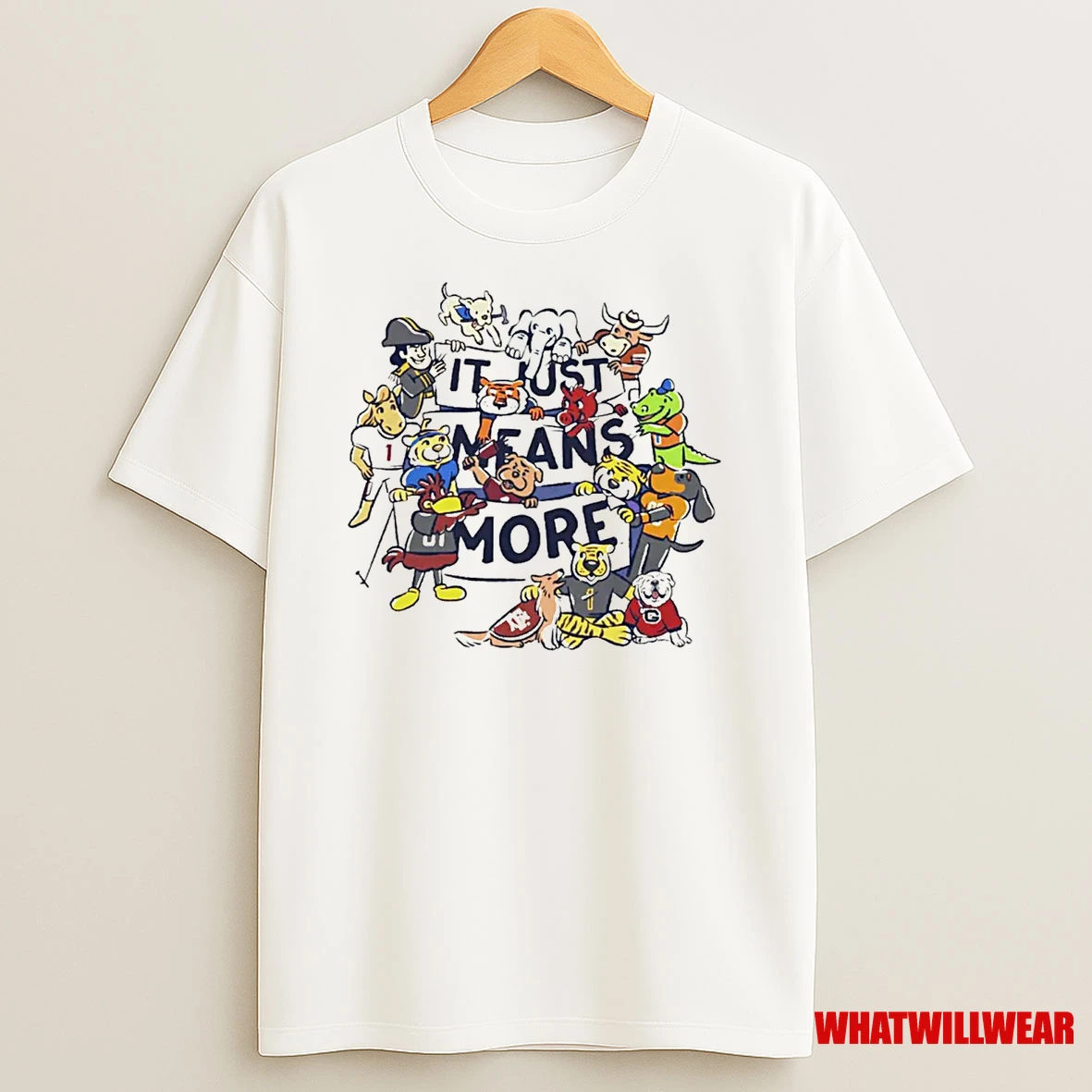 Sec Gameday It Just Means More Teams Mascot Shirts