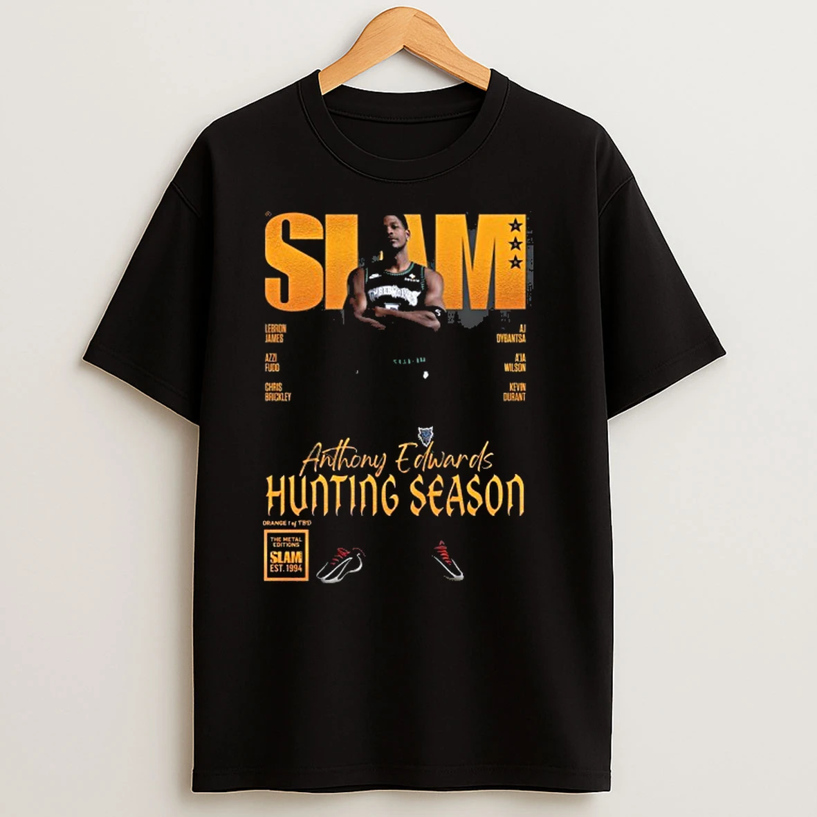 Slam Anthony Edwards T Shirts