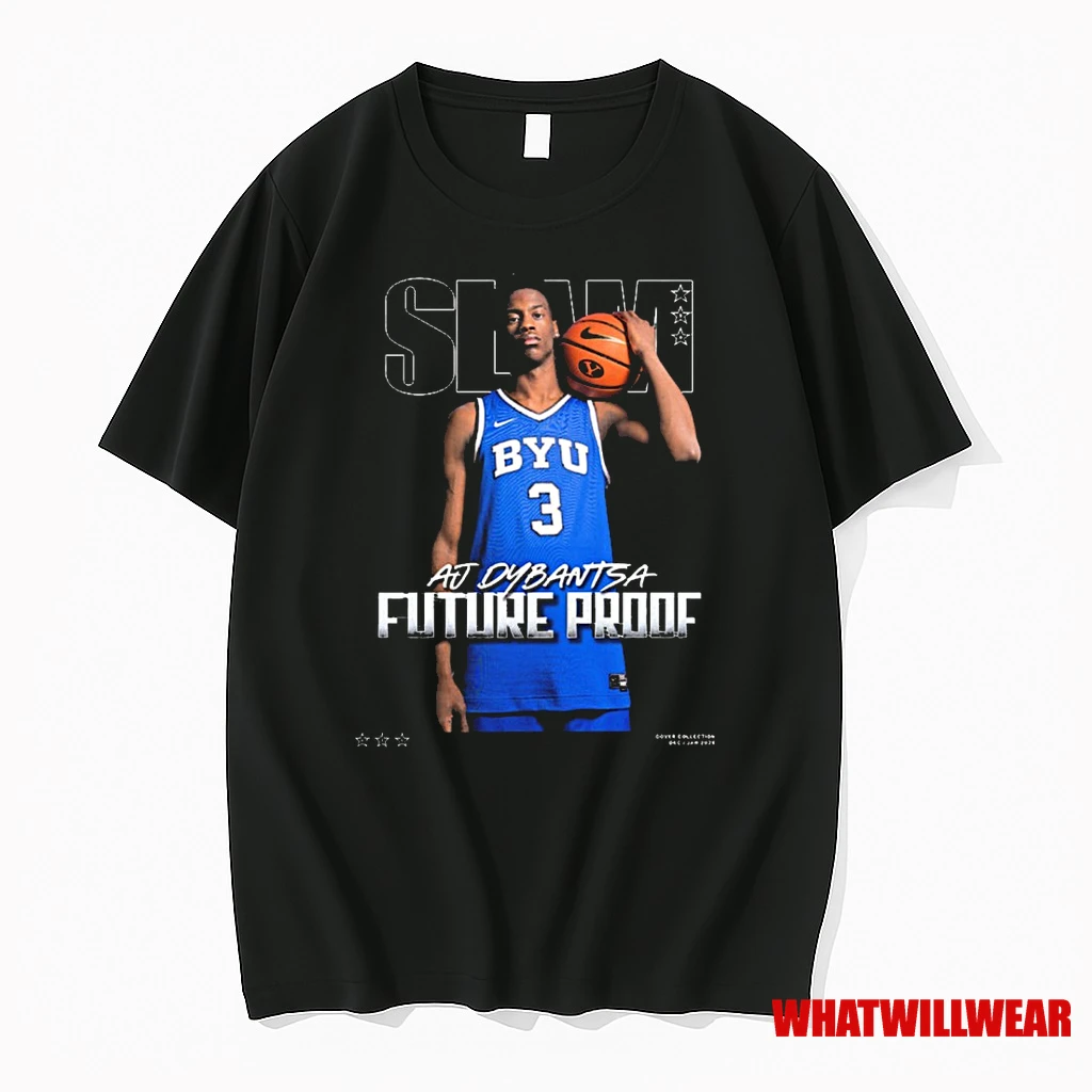 Slam Cover Aj Dybantsa Byu Cougars Ncaa Future Proof Fanart Shirts