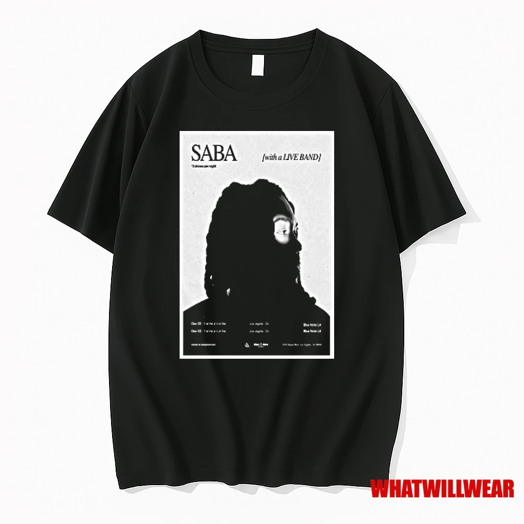 Saba Dec 2 3 2025 Blue Note La Los Angeles Ca Shirts