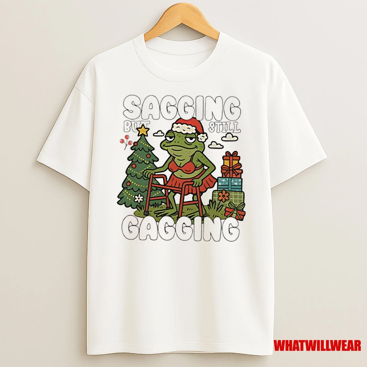 Sagging But Still Gagging Christmas Shirts