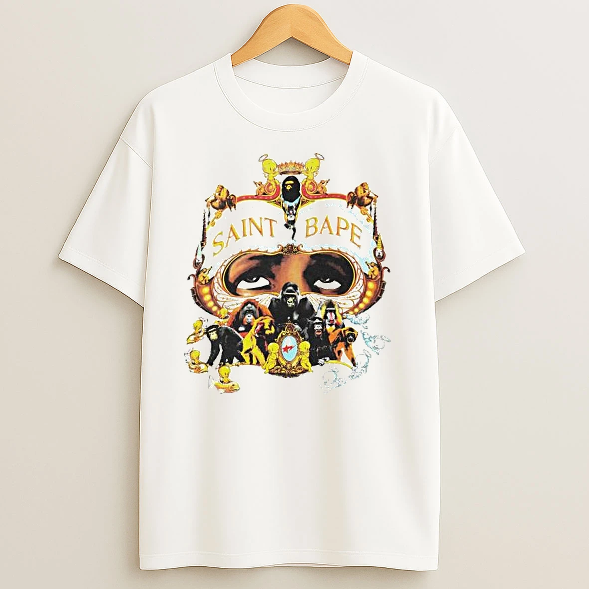 Saint Bape Bathing Ape Generation Bape Ornaments T Shirts